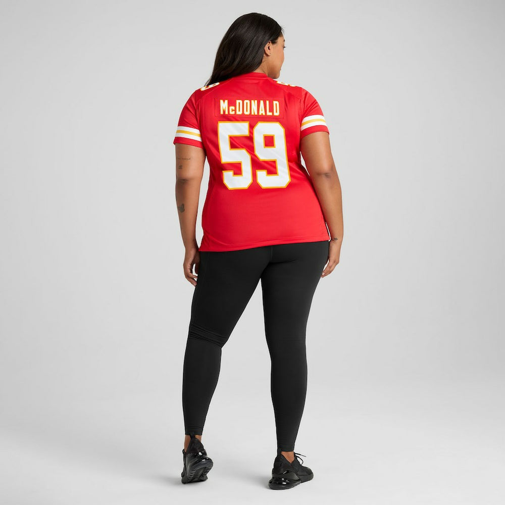 Cooper McDonald Kansas City Chiefs Women's Team Game Jersey Red | Nike for Sale