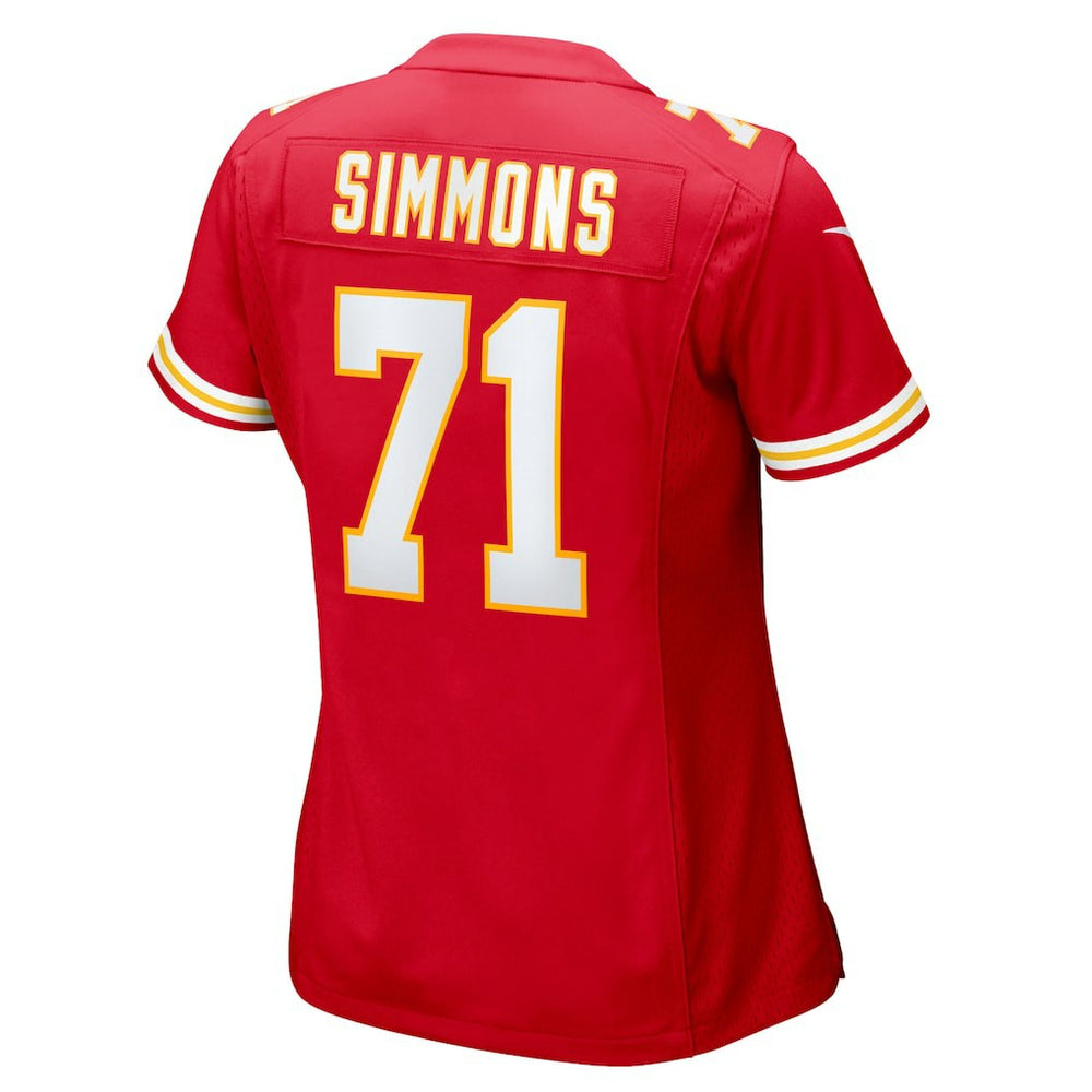 Josh Simmons Kansas City Chiefs Women's Team Game Jersey Red | Nike for Sale