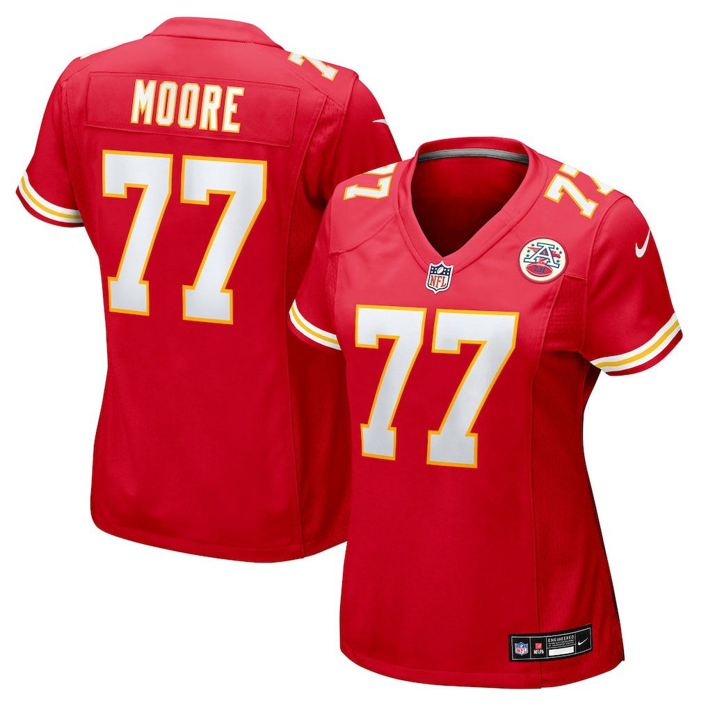 Jaylon Moore Kansas City Chiefs Women's Team Game Jersey Red | Nike for Sale