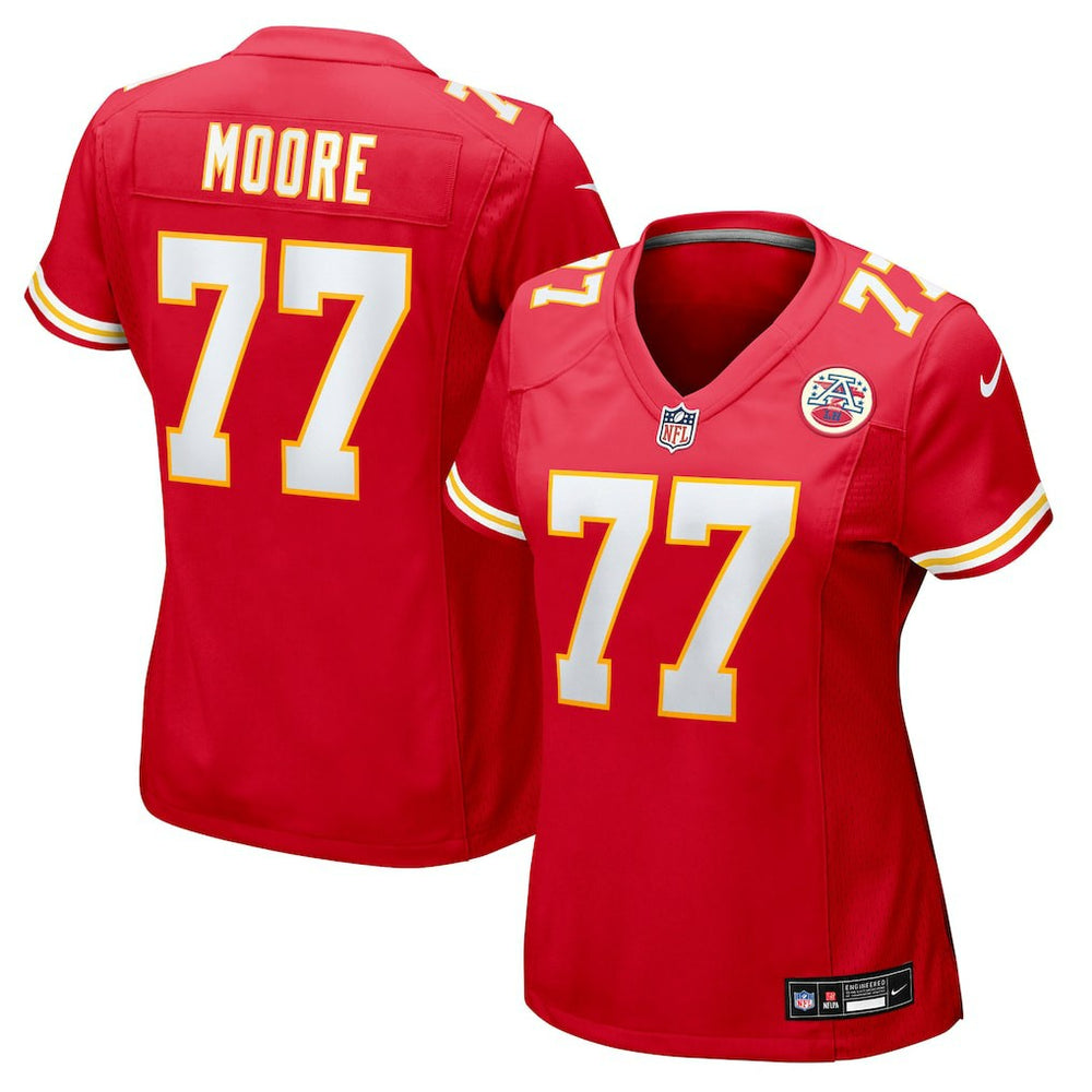 Jaylon Moore Kansas City Chiefs Women's Team Game Jersey Red | Nike for Sale