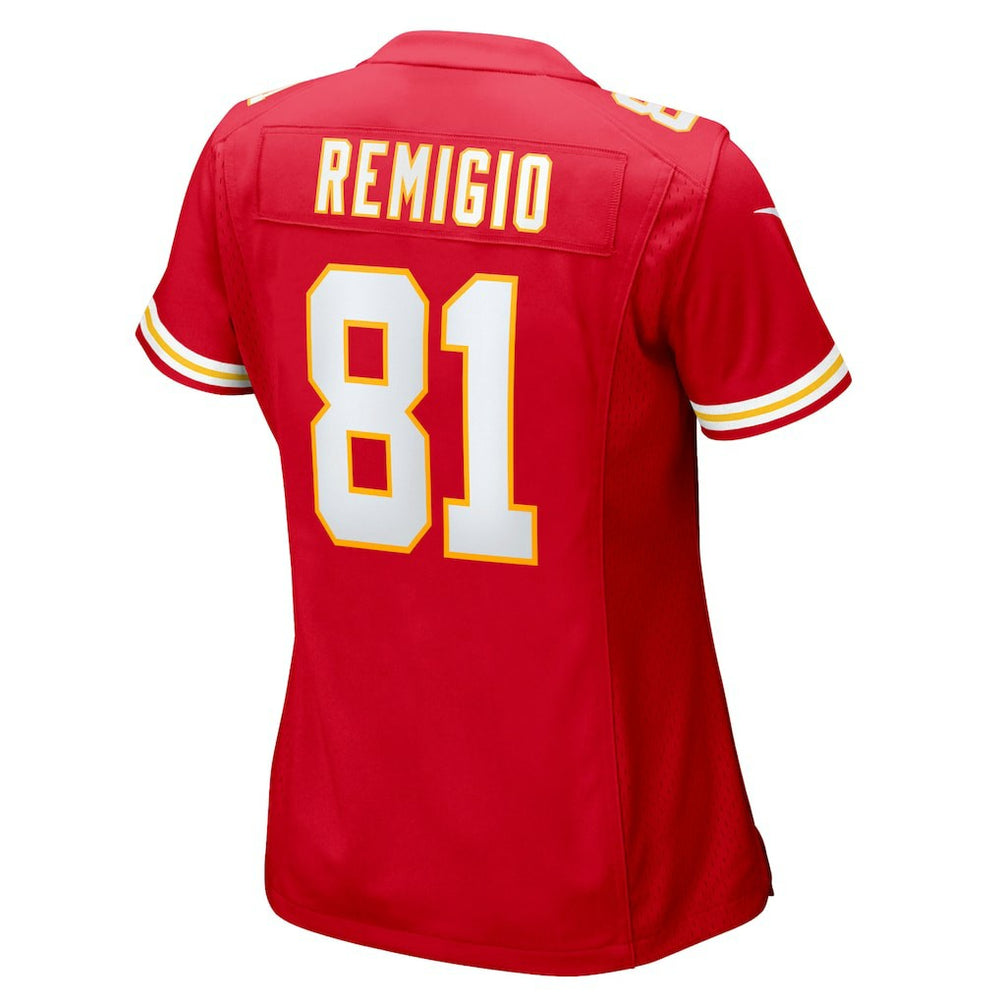 Nikko Remigio Kansas City Chiefs Women's Team Game Jersey Red | Nike for Sale
