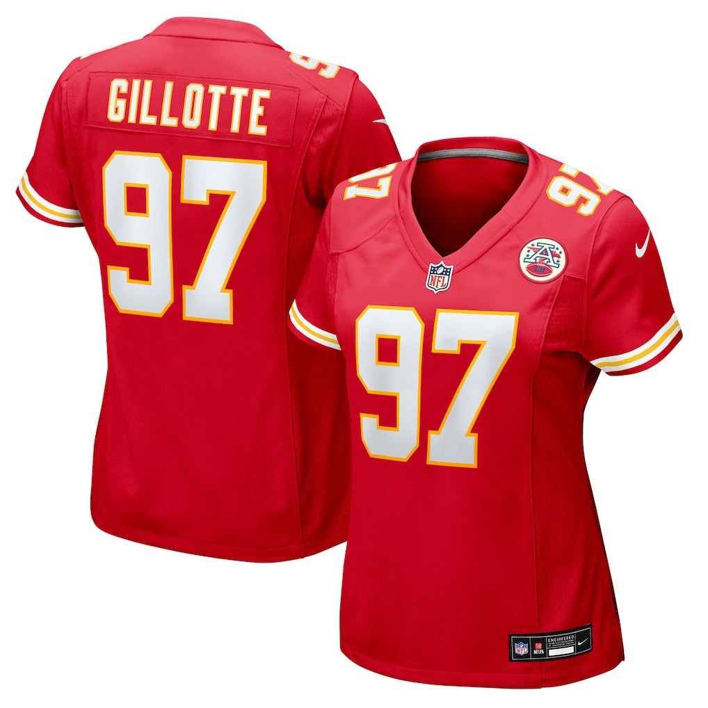 Ashton Gillotte Kansas City Chiefs Women's Team Game Jersey Red | Nike for Sale