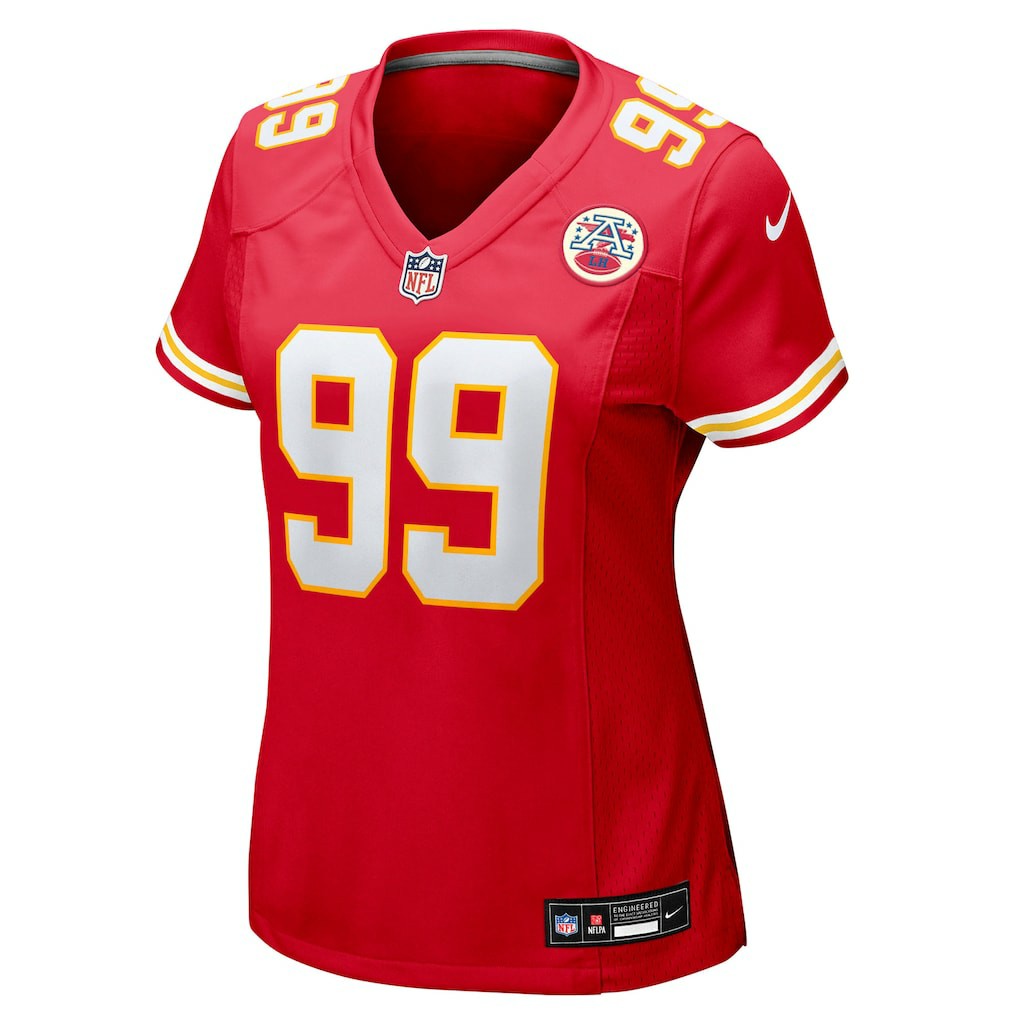 Jerry Tillery Kansas City Chiefs Women's Team Game Jersey Red | Nike for Sale