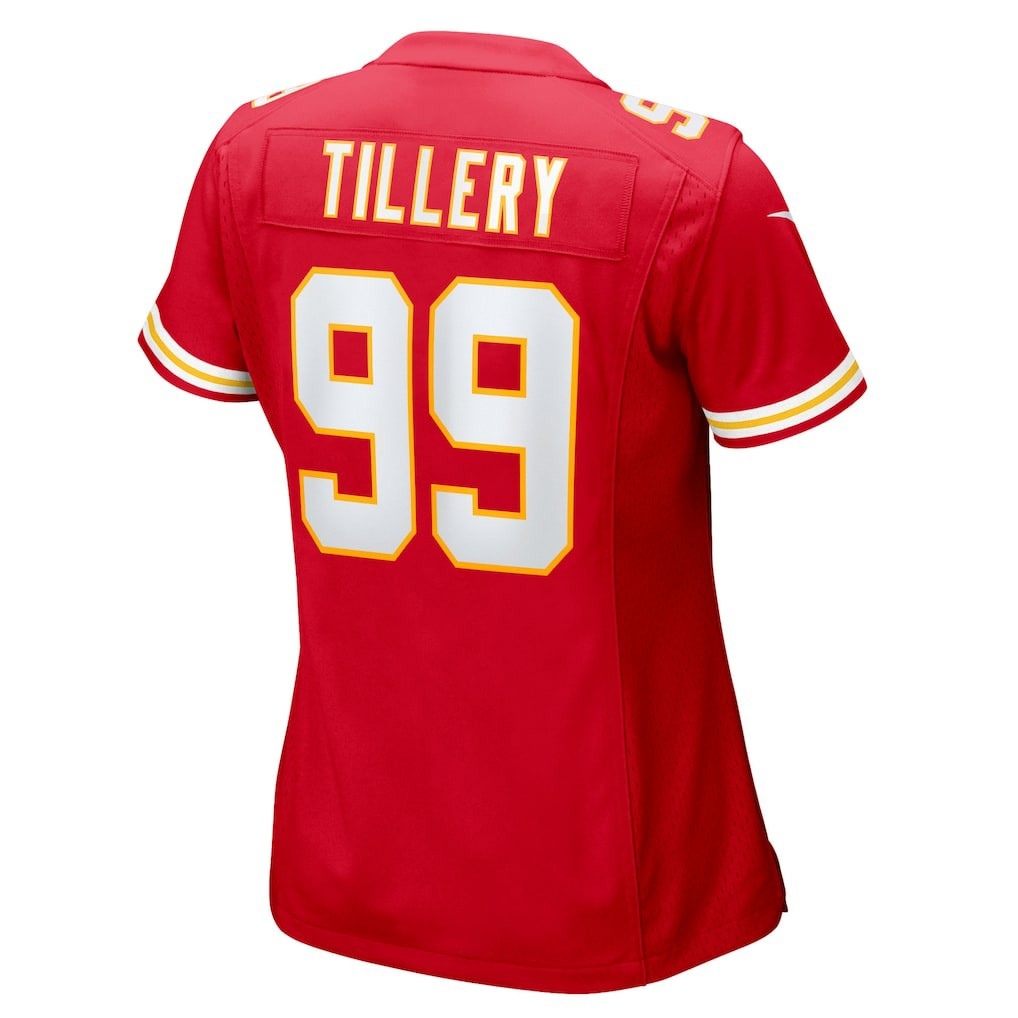 Jerry Tillery Kansas City Chiefs Women's Team Game Jersey Red | Nike for Sale