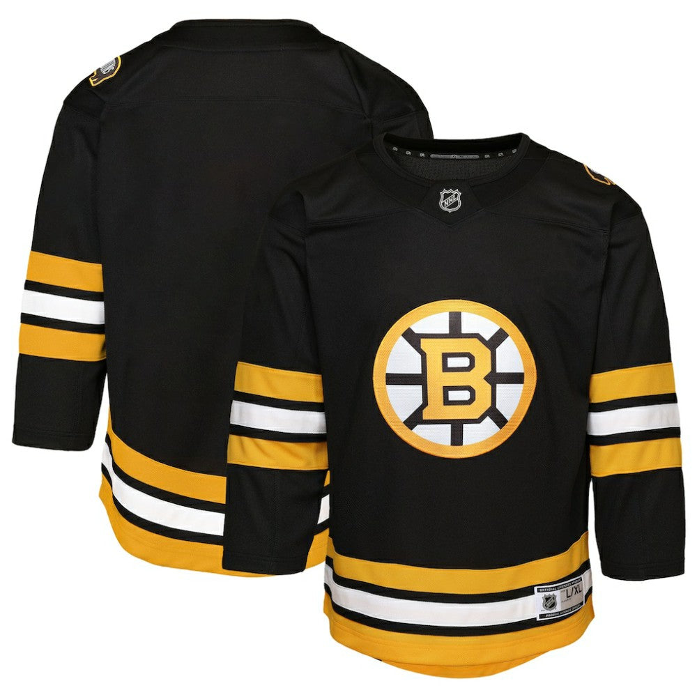 Boston Bruins Youth Home Premier Jersey - Black - NHL