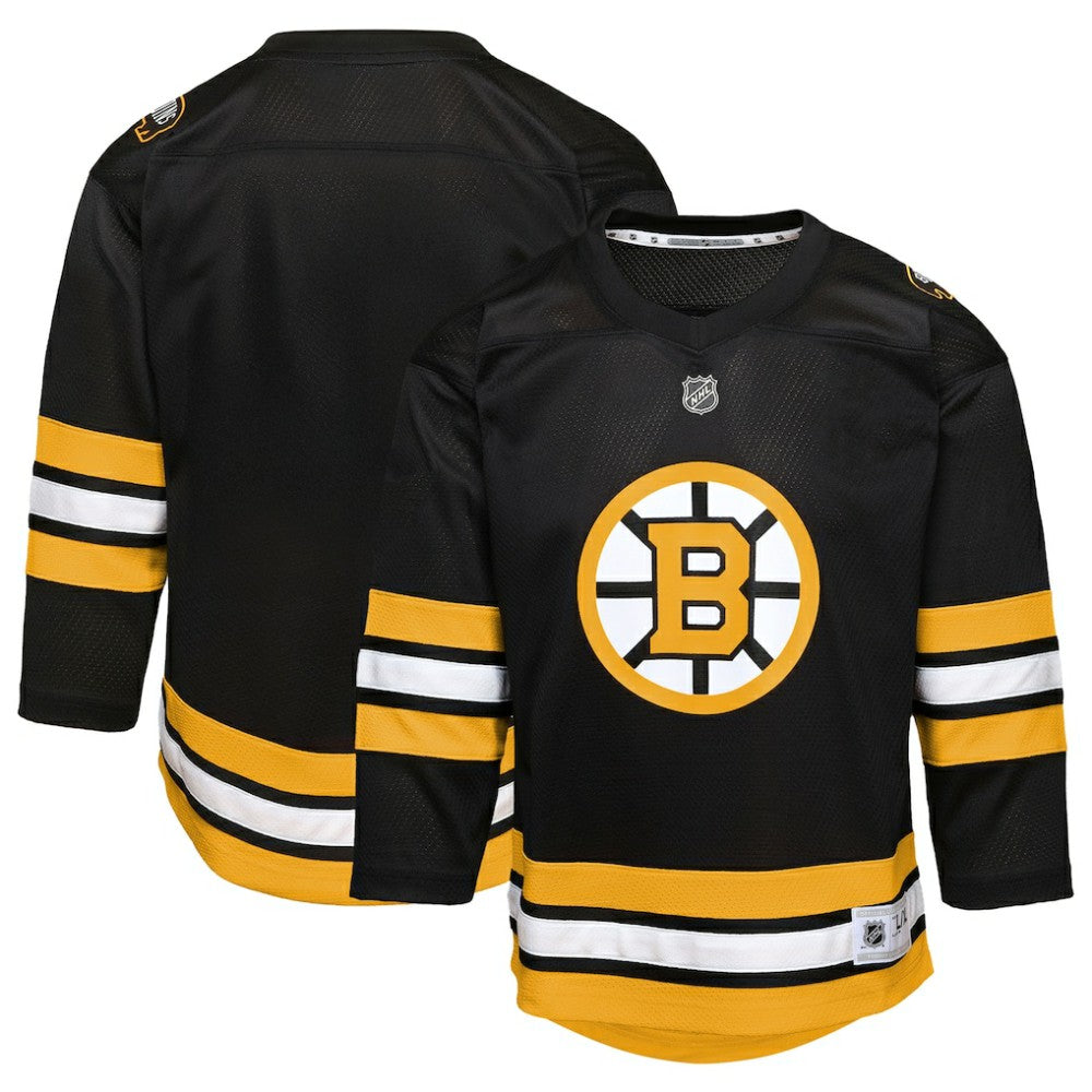Boston Bruins Youth Home Replica Jersey - Black - NHL
