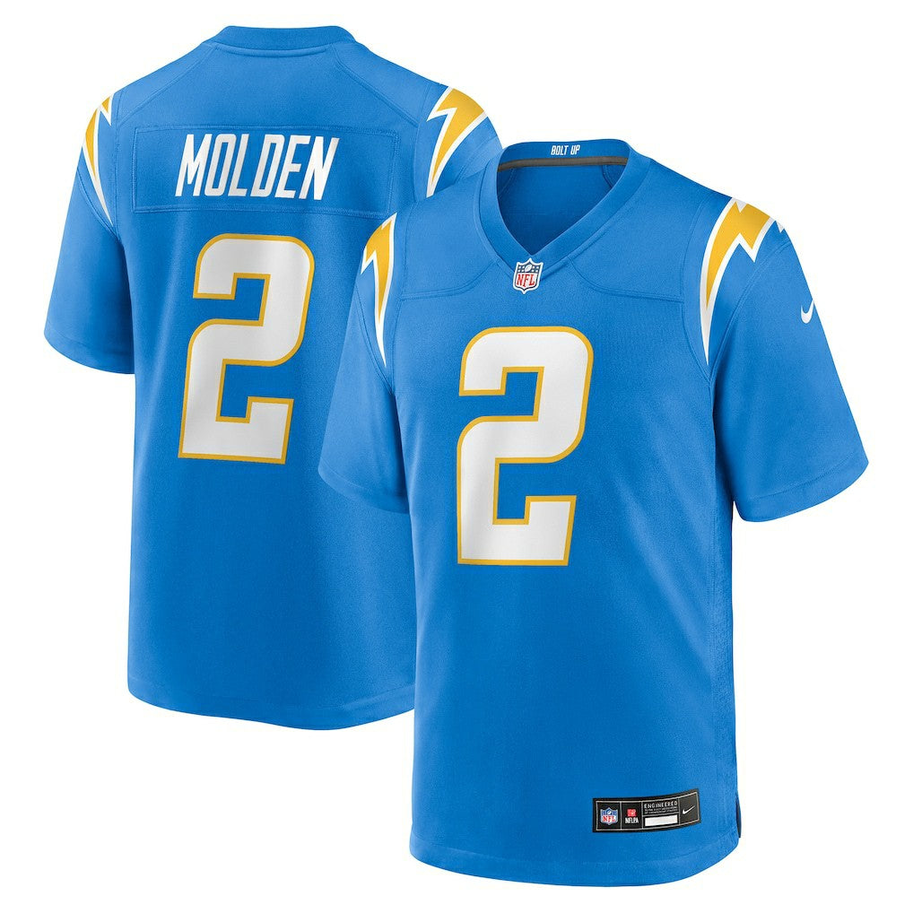 Elijah Molden Los Angeles Chargers Team Game Jersey Powder Blue | Nike for Sale