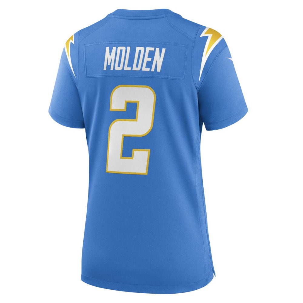 Elijah Molden Los Angeles Chargers Women's Team Game Jersey Powder Blue | Nike for Sale