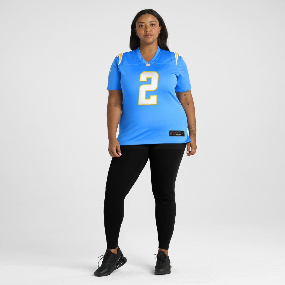 Elijah Molden Los Angeles Chargers Women's Team Game Jersey Powder Blue | Nike for Sale