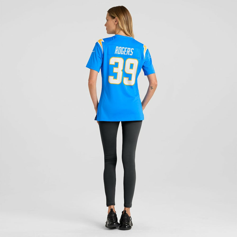 Eric Rogers Los Angeles Chargers Women's Team Game Jersey Powder Blue | Nike for Sale