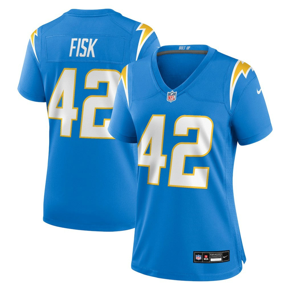 Tucker Fisk Los Angeles Chargers Women's Team Game Jersey Powder Blue | Nike for Sale
