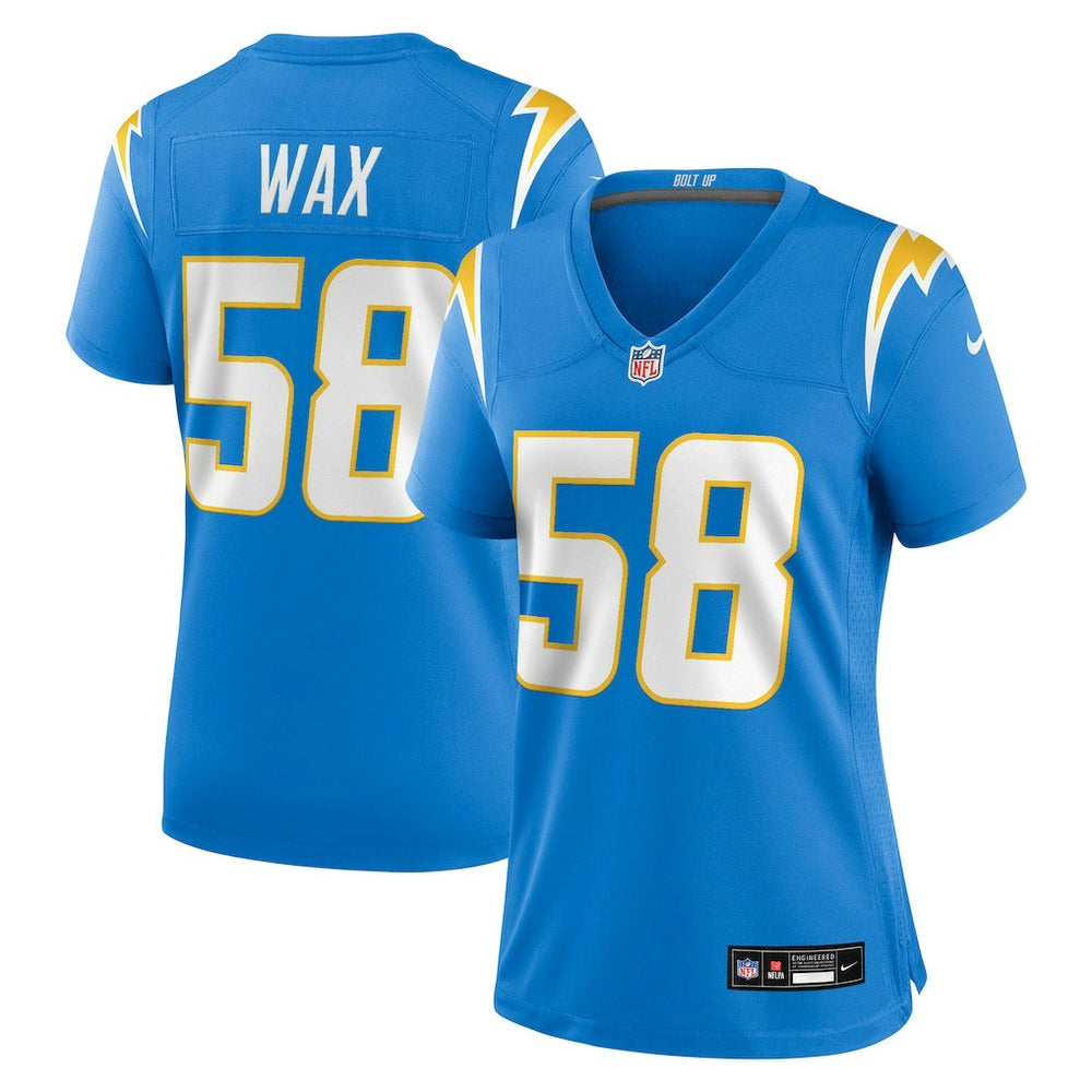 Marlowe Wax Los Angeles Chargers Women's Team Game Jersey Powder Blue | Nike for Sale