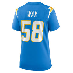 Marlowe Wax Los Angeles Chargers Women's Team Game Jersey Powder Blue | Nike for Sale