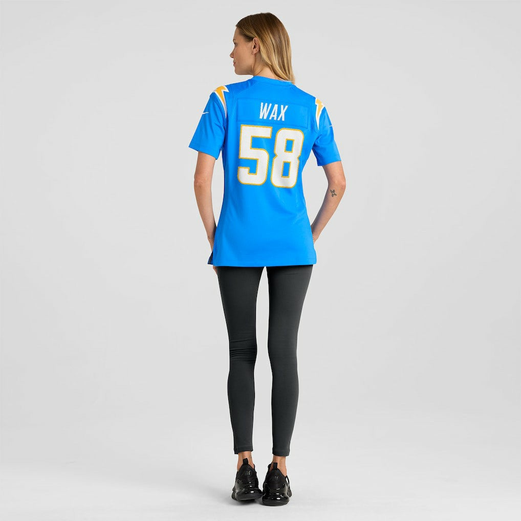 Marlowe Wax Los Angeles Chargers Women's Team Game Jersey Powder Blue | Nike for Sale