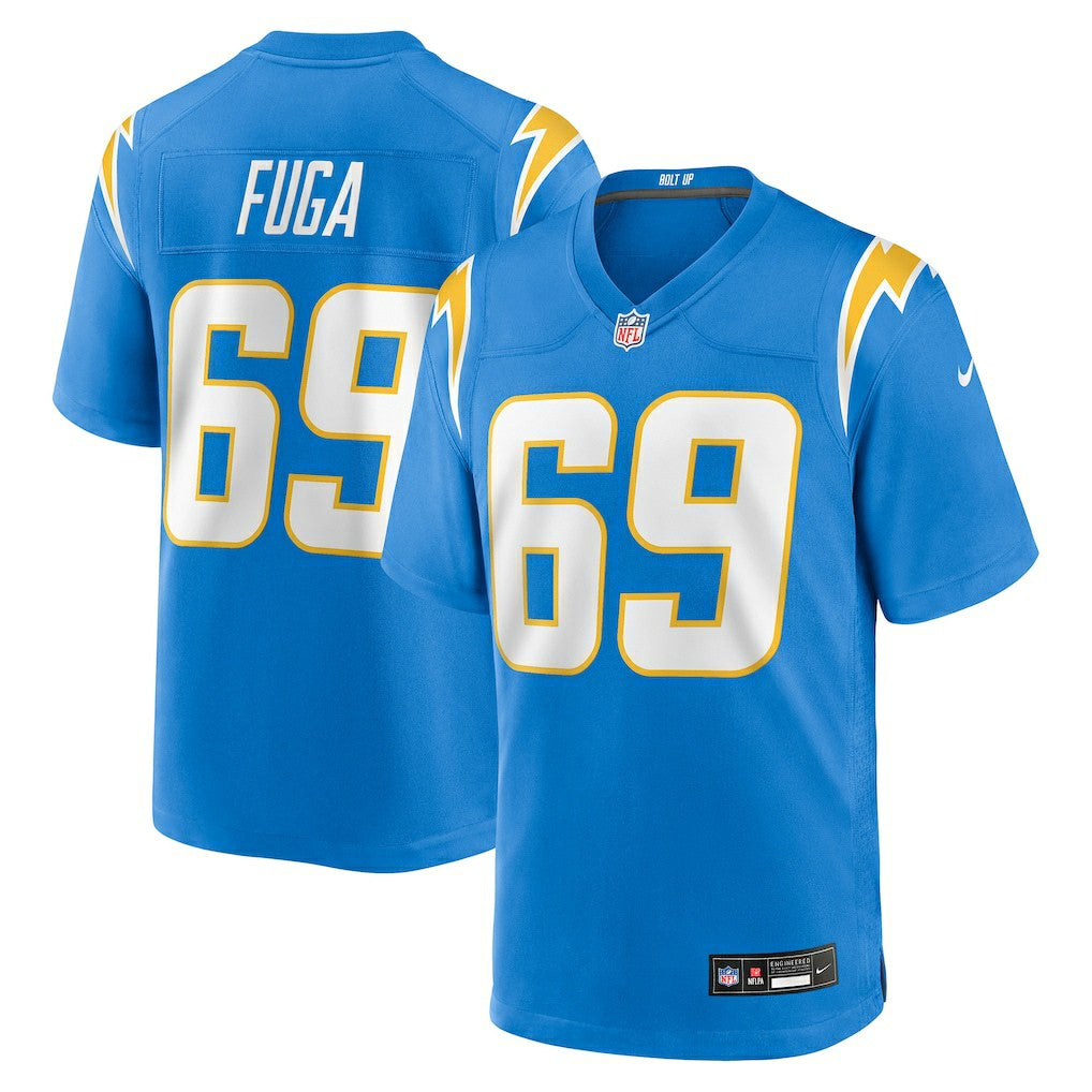 Josh Fuga Los Angeles Chargers Team Game Jersey Powder Blue | Nike for Sale