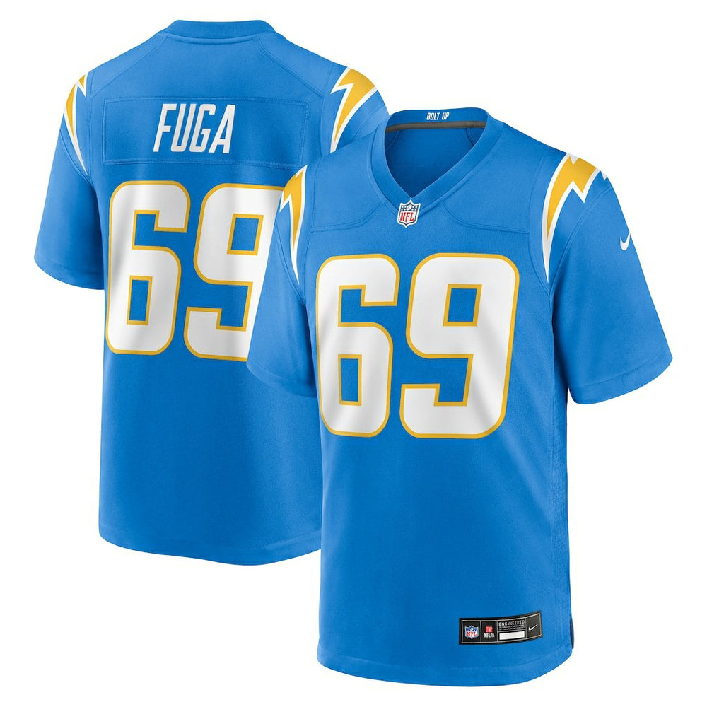 Josh Fuga Los Angeles Chargers Team Game Jersey Powder Blue | Nike for Sale