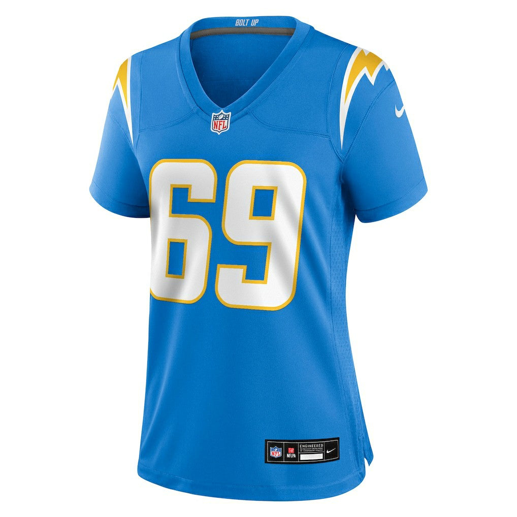 Josh Fuga Los Angeles Chargers Women's Team Game Jersey Powder Blue | Nike for Sale