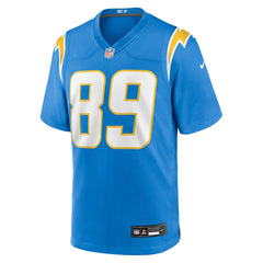 Will Dissly Los Angeles Chargers Team Game Jersey Powder Blue | Nike for Sale