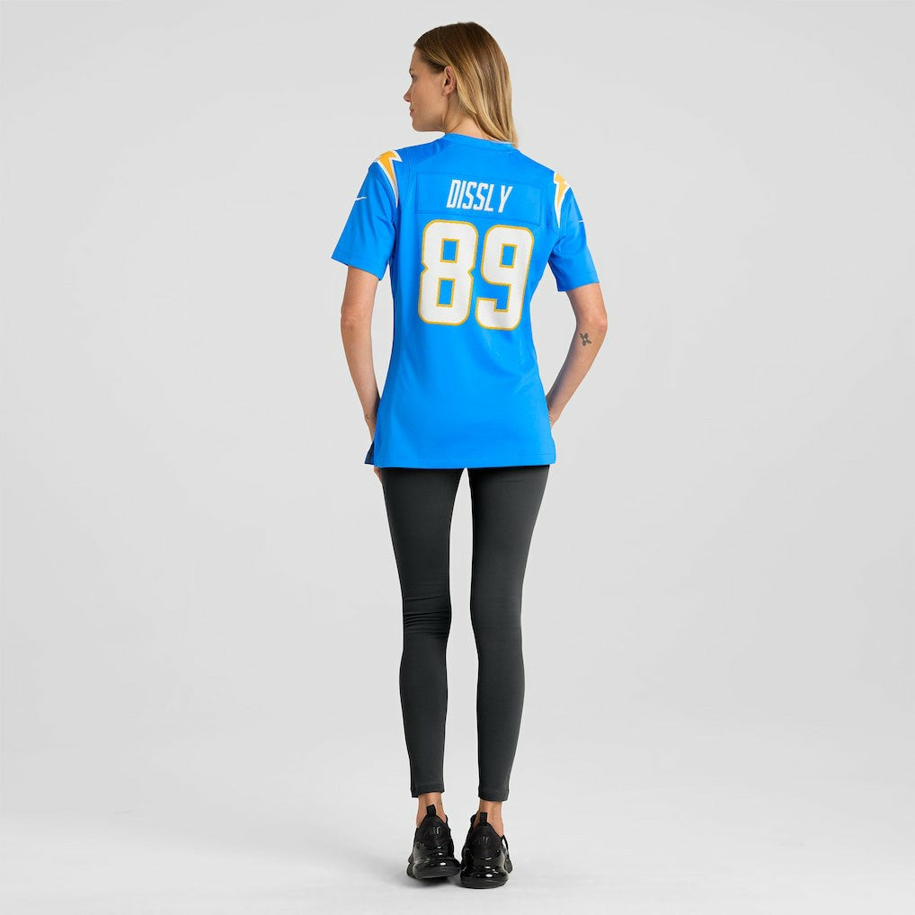 Will Dissly Los Angeles Chargers Women's Team Game Jersey Powder Blue | Nike for Sale