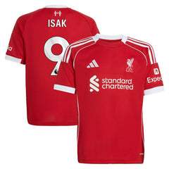 Alexander Isak Liverpool Youth 2025/26 Home Replica Player Jersey Red | Adidas discount