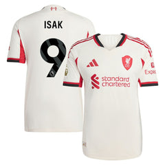 Alexander Isak Liverpool 2025/26 Away Player Jersey White | Adidas Sale