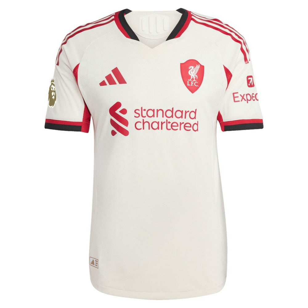Alexander Isak Liverpool 2025/26 Away Player Jersey White | Adidas Sale
