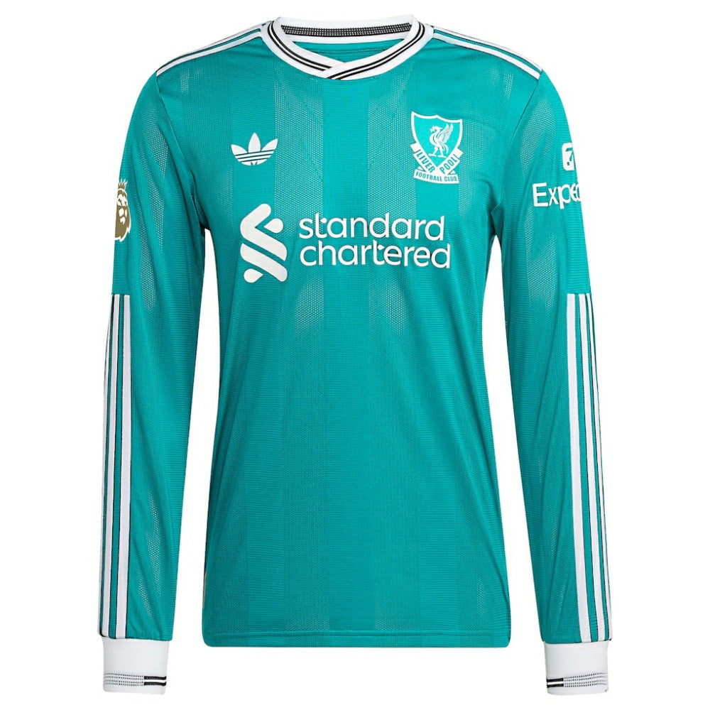 Alexander Isak Liverpool 2025/26 Third Long Sleeve Player Jersey Green | Adidas Online