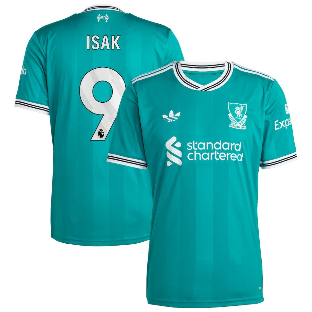 Alexander Isak Liverpool 2025/26 Third Replica Player Jersey Green | Adidas cheap