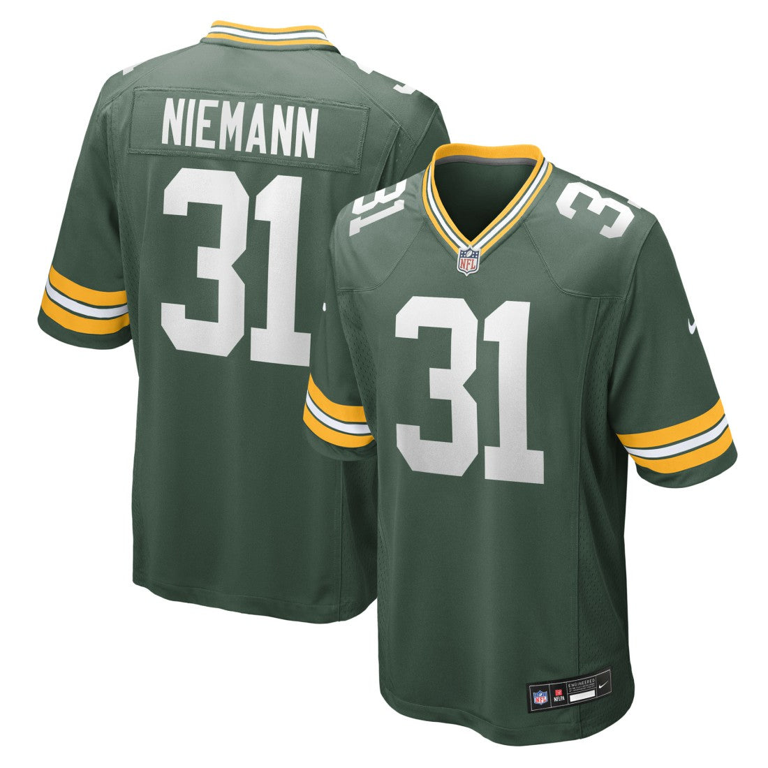 Nick Niemann Green Bay Packers Team Game Jersey Green | Nike for Sale