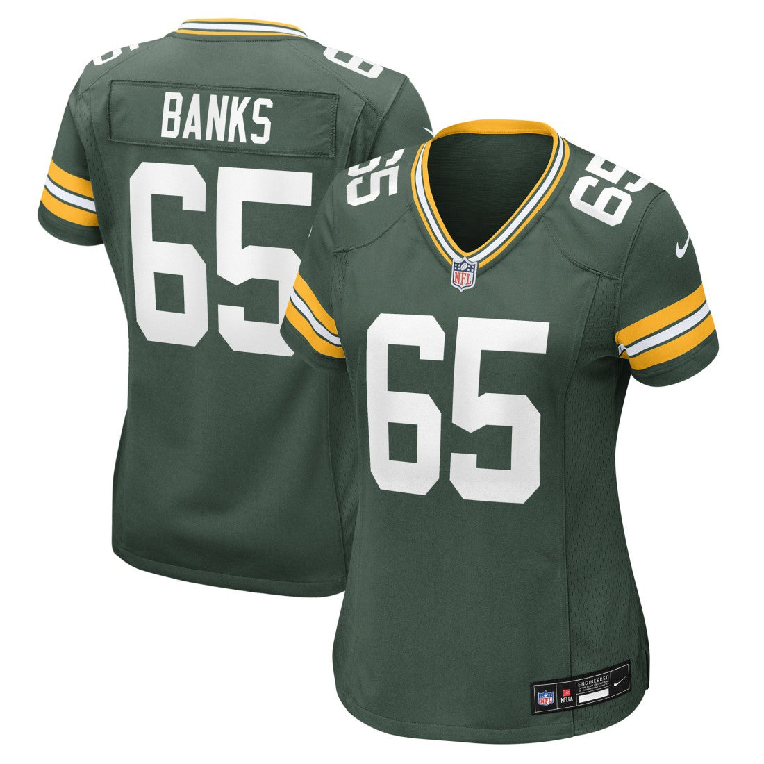 Aaron Banks Green Bay Packers Women's Team Game Jersey Green | Nike for Sale