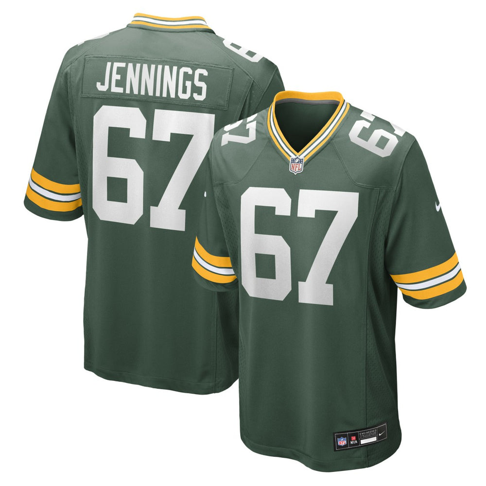Donovan Jennings Green Bay Packers Team Game Jersey Green | Nike for Sale