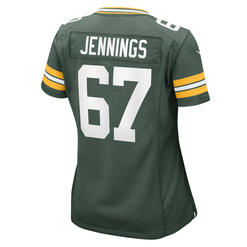 Donovan Jennings Green Bay Packers Women's Team Game Jersey Green | Nike for Sale