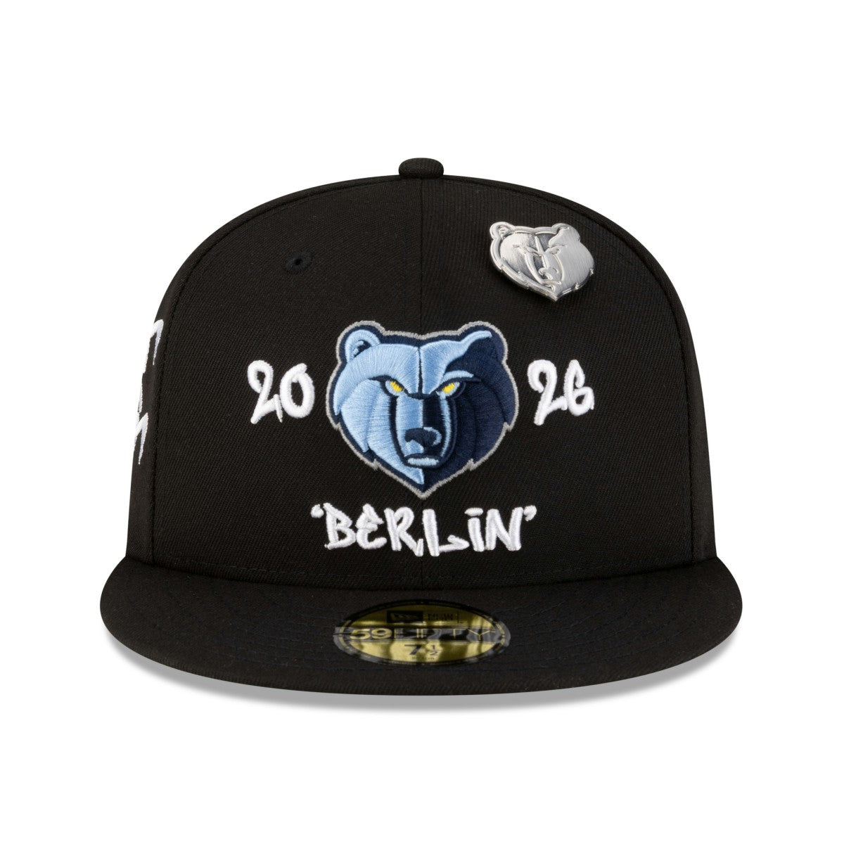 Memphis Grizzlies 2026 NBA Global Games Berlin 59FIFTY Fitted Hat Black - NBA