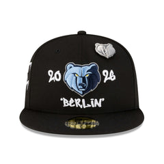 Memphis Grizzlies 2026 NBA Global Games Berlin 59FIFTY Fitted Hat Black - NBA