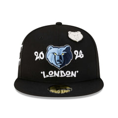 Memphis Grizzlies 2026 NBA Global Games London 59FIFTY Fitted Hat Black - NBA