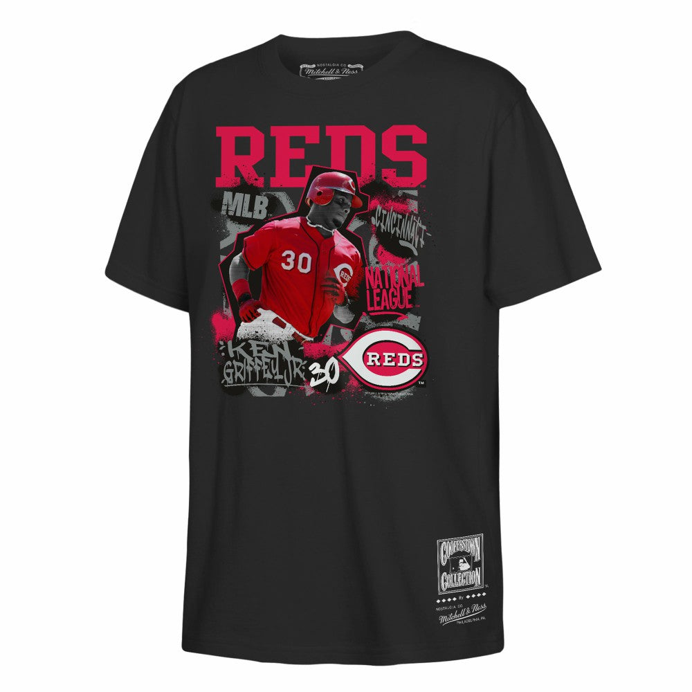 Ken Griffey Jr. Cincinnati Reds Mitchell & Ness Youth Cooperstown Star Moment T-Shirt - MLB