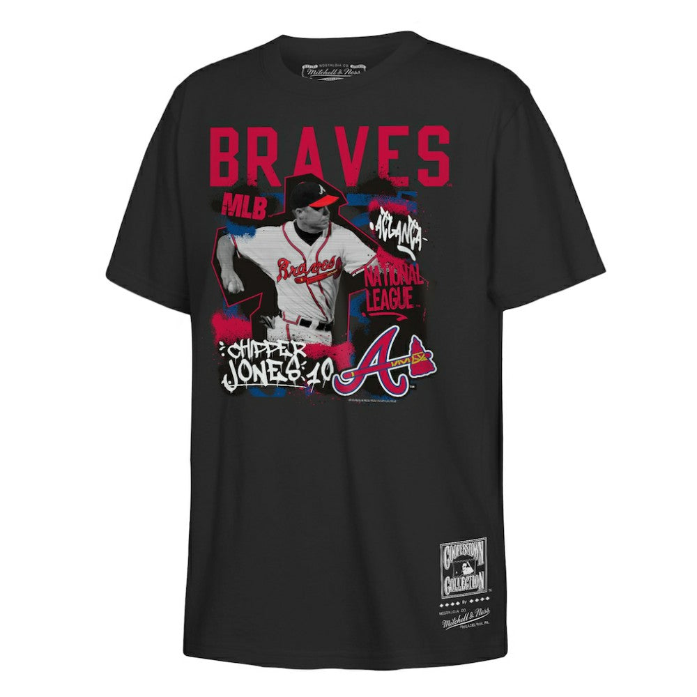 Chipper Jones Atlanta Braves Mitchell & Ness Youth Cooperstown Star Moment T-Shirt - MLB