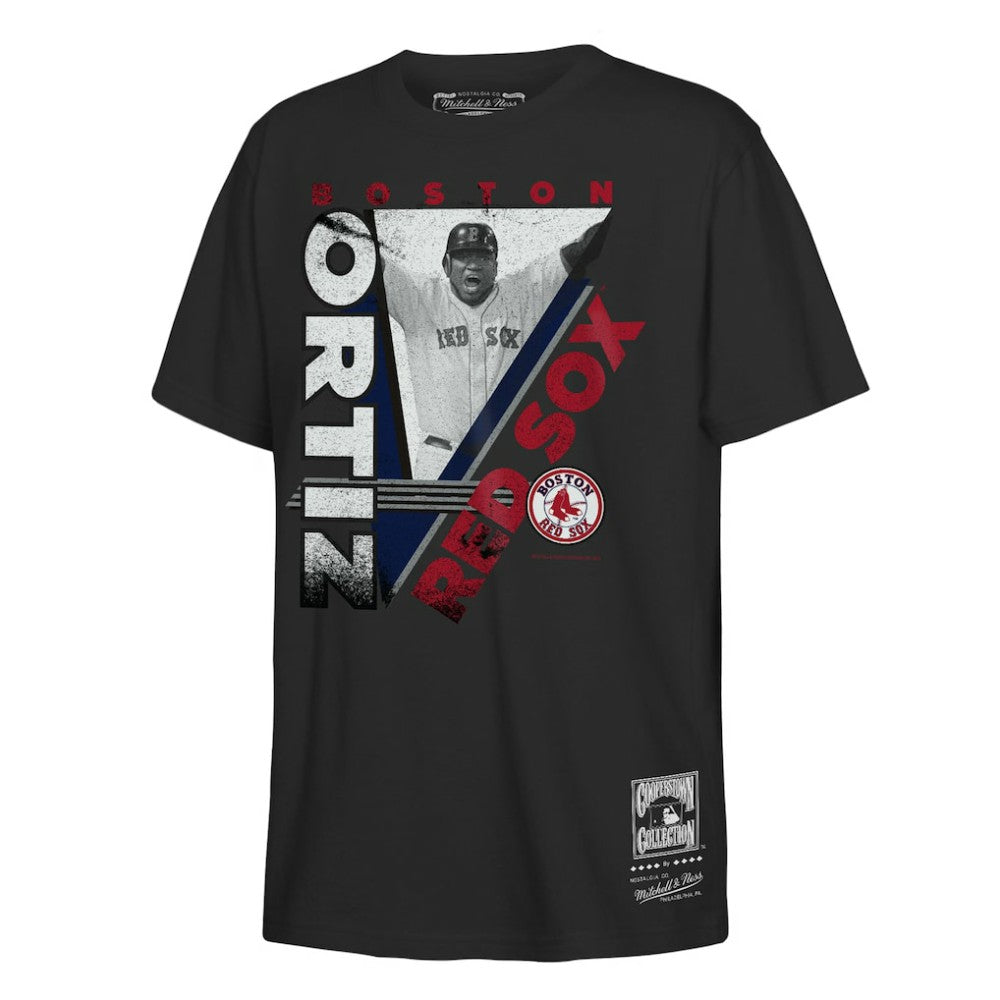 David Ortiz Boston Red Sox Mitchell & Ness Youth In the Zone Player Graphic T-Shirt - MLB