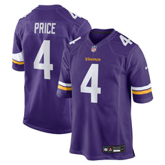 Myles Price Minnesota Vikings Team Game Jersey Purple | Nike for Sale