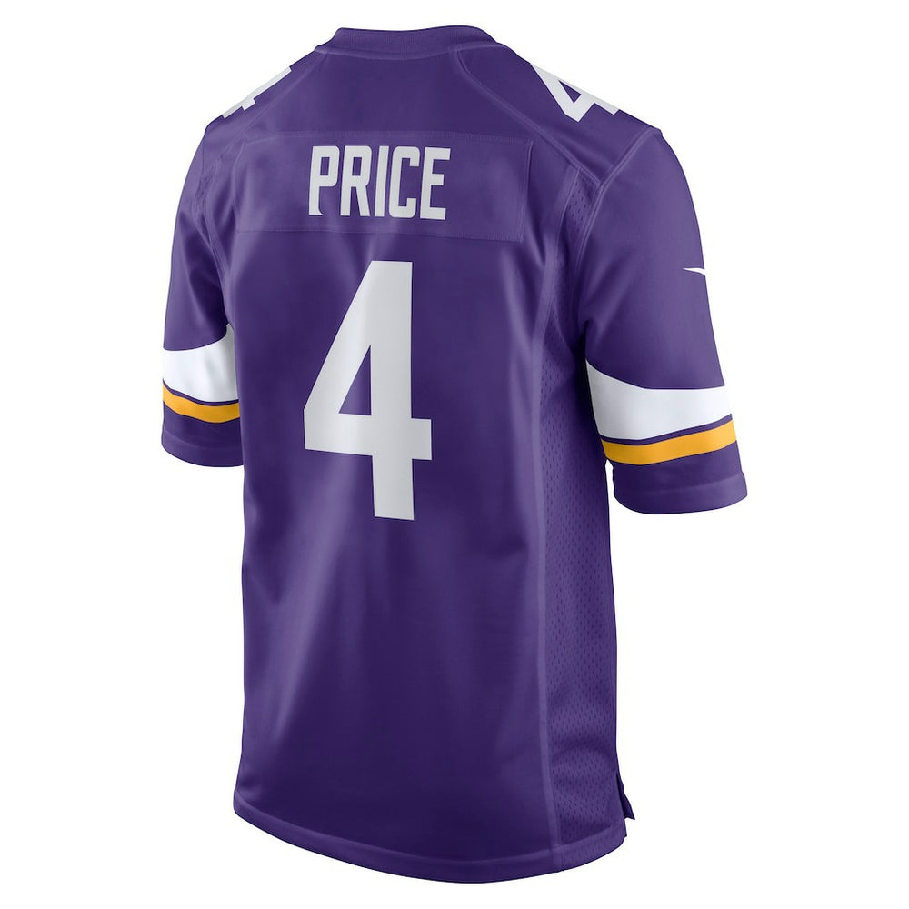 Myles Price Minnesota Vikings Team Game Jersey Purple | Nike for Sale
