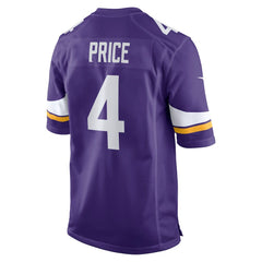 Myles Price Minnesota Vikings Team Game Jersey Purple | Nike for Sale