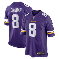 Jeff Okudah Minnesota Vikings Team Game Jersey Purple | Nike for Sale