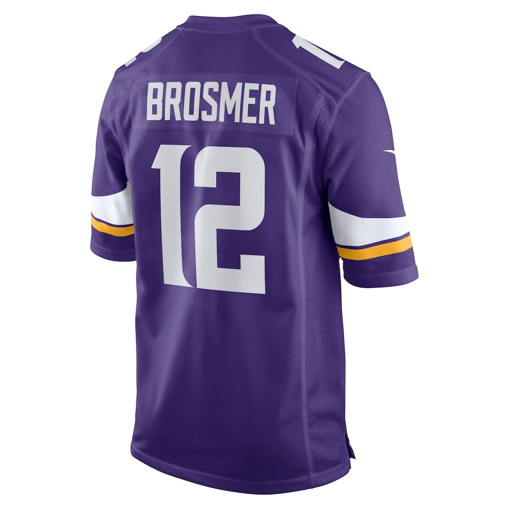 Max Brosmer Minnesota Vikings Team Game Jersey Purple | Nike for Sale