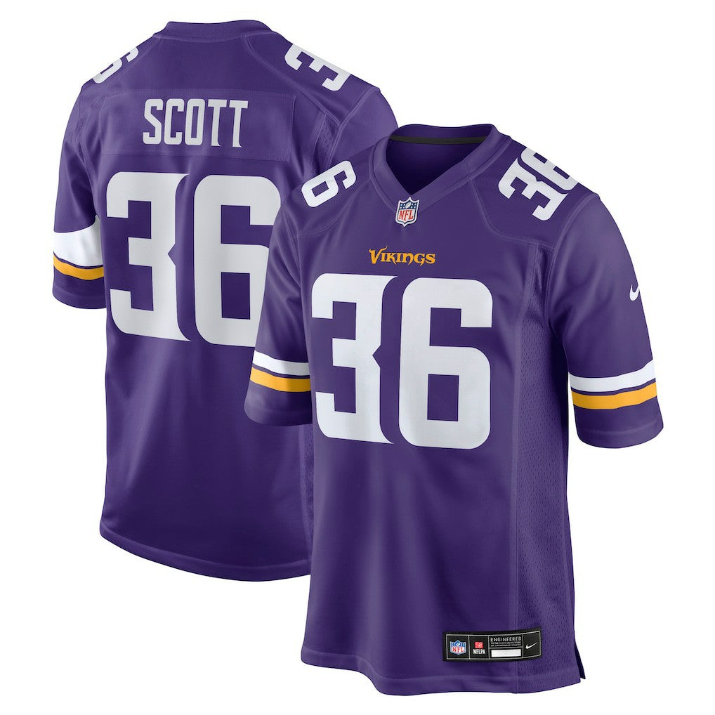 Zavier Scott Minnesota Vikings Team Game Jersey Purple | Nike for Sale