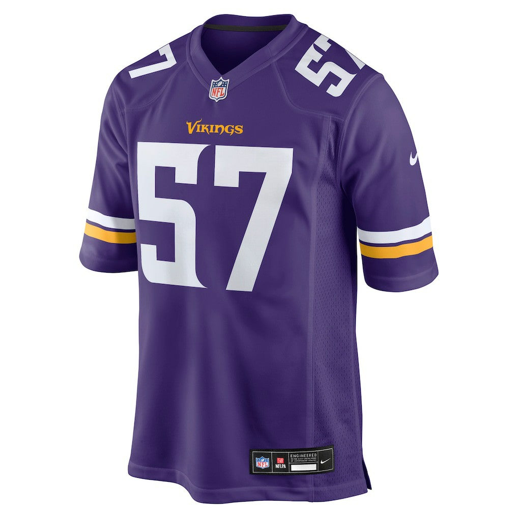 Chaz Chambliss Minnesota Vikings Team Game Jersey Purple | Nike for Sale