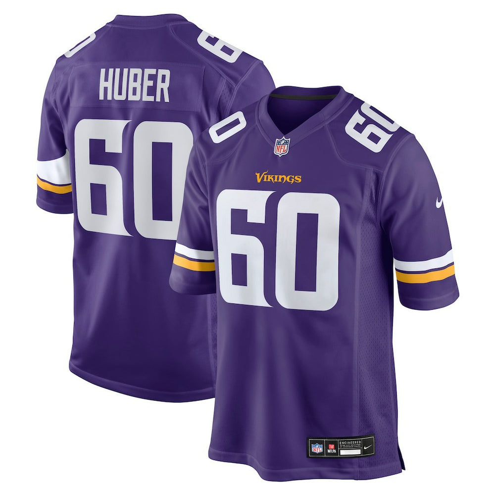 Joe Huber Minnesota Vikings Team Game Jersey Purple | Nike for Sale