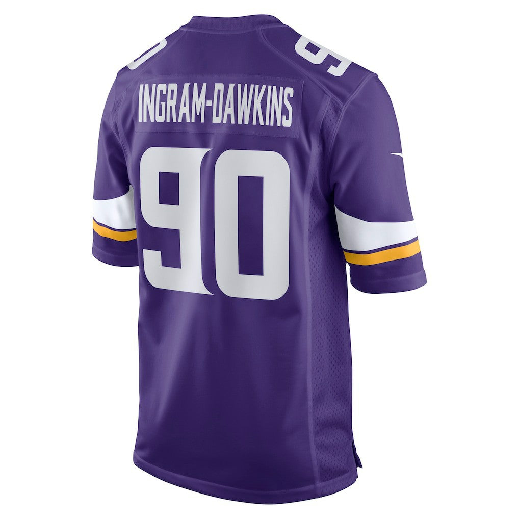 Tyrion Ingram-Dawkins Minnesota Vikings Team Game Jersey Purple | Nike for Sale
