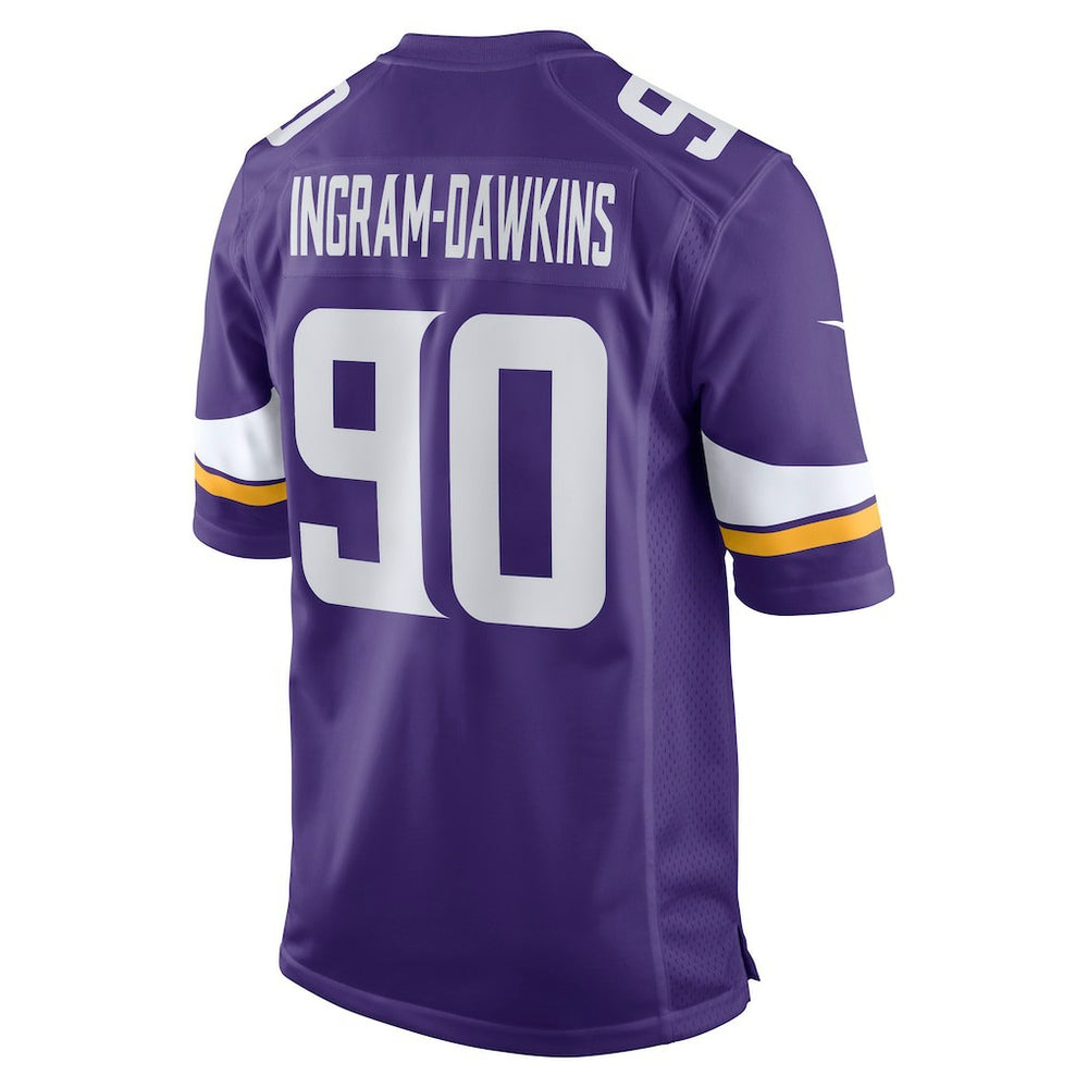 Tyrion Ingram-Dawkins Minnesota Vikings Team Game Jersey Purple | Nike for Sale