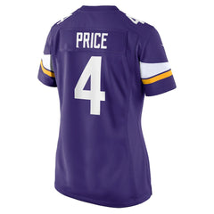 Myles Price Minnesota Vikings Women's Team Game Jersey Purple | Nike for Sale