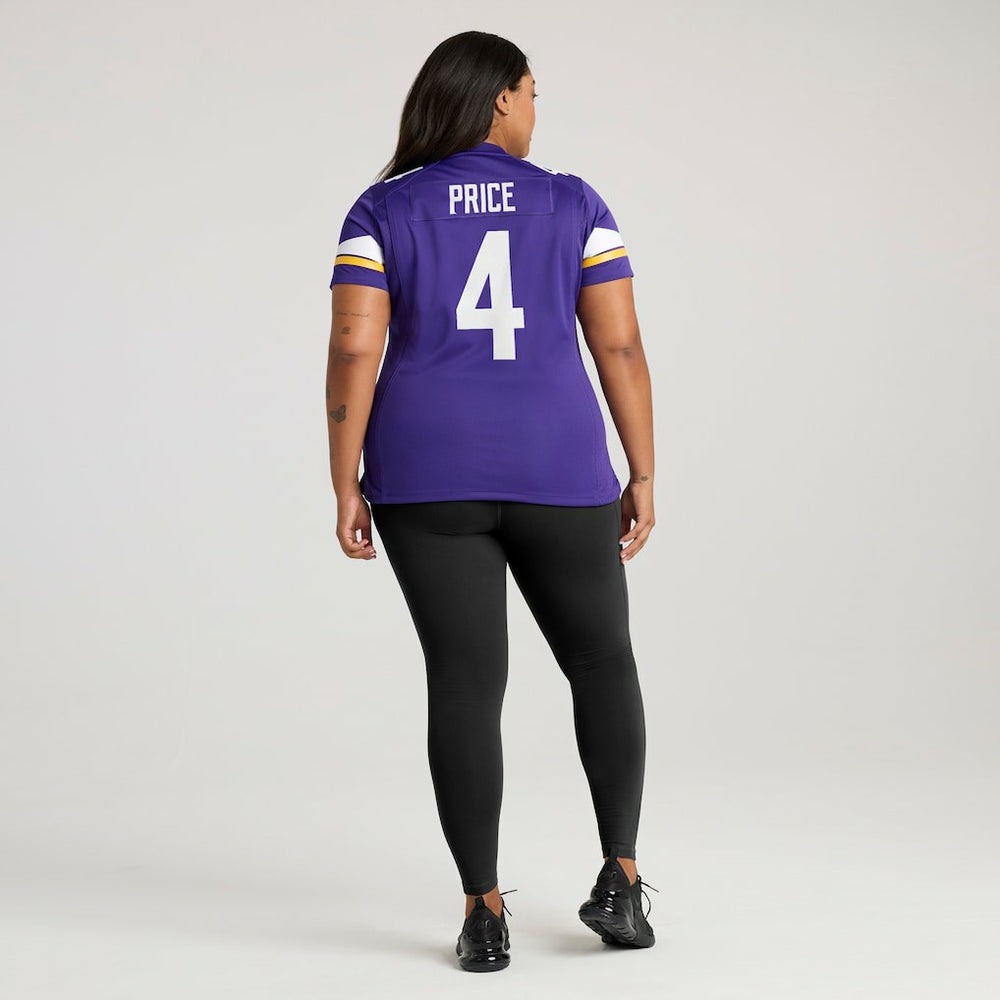 Myles Price Minnesota Vikings Women's Team Game Jersey Purple | Nike for Sale